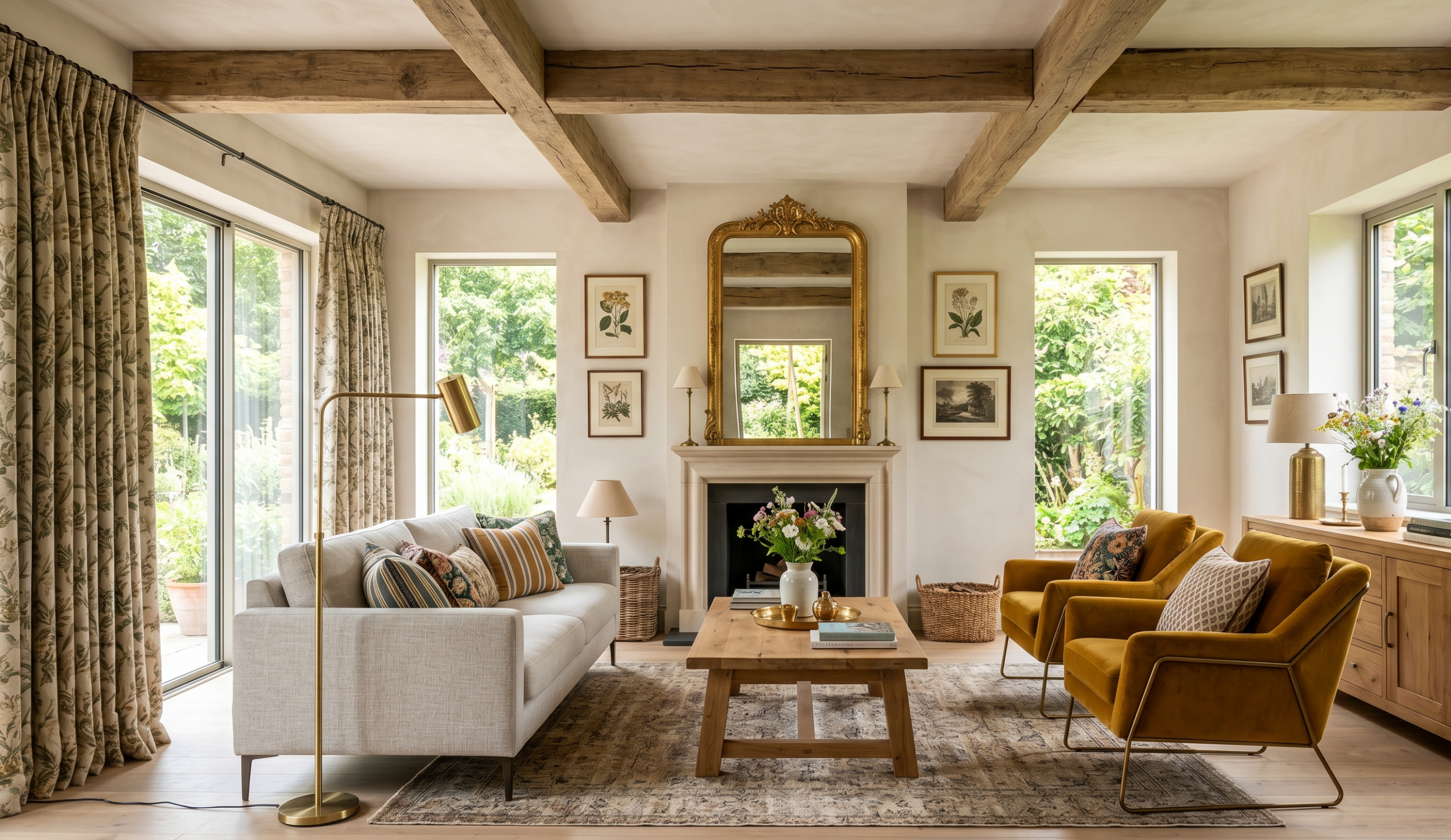 10 Moderne Heritage Elementen voor een Tijdloze Zomerwoonkamer