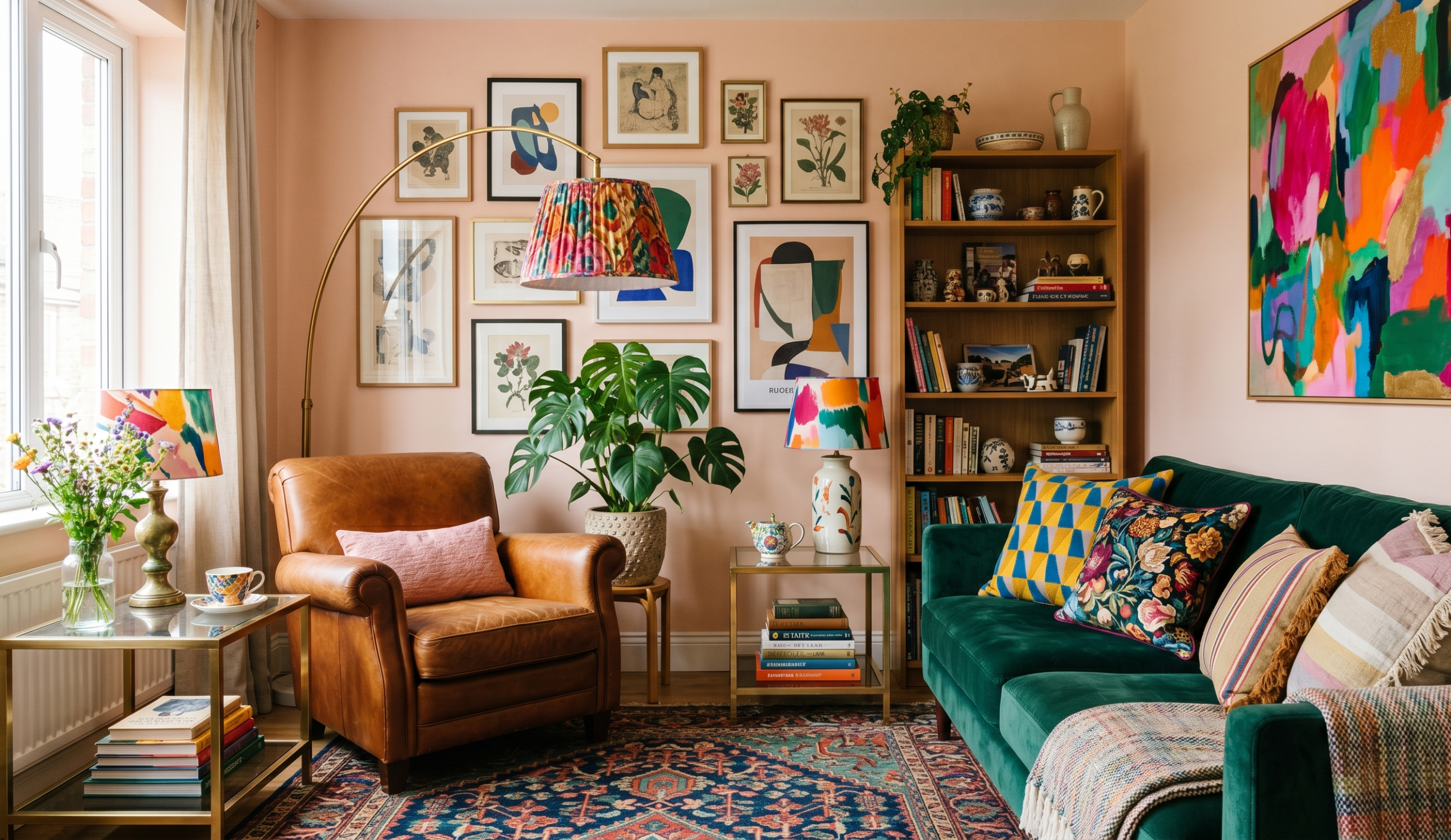 Kleurenexplosie: De Magie van Kleuren in een Eclectisch Interieur