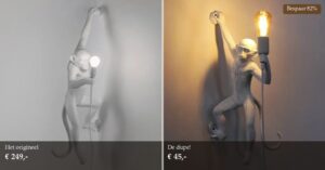 seletti monkey lamp