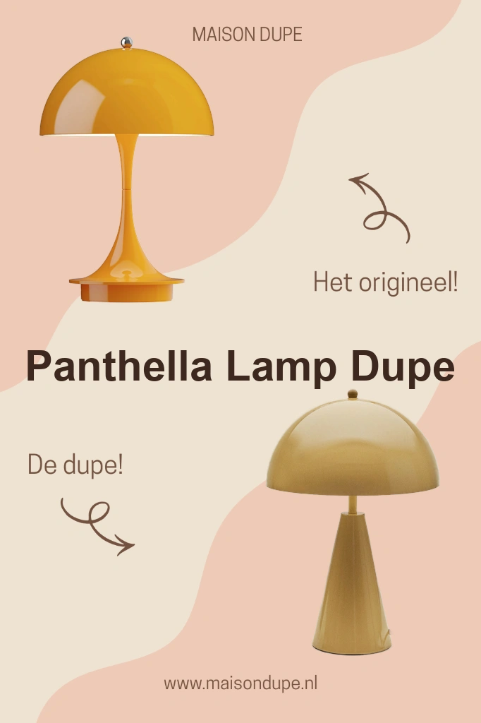 Verbluffende Louis Poulsen Panthella dupe voor een prikkie