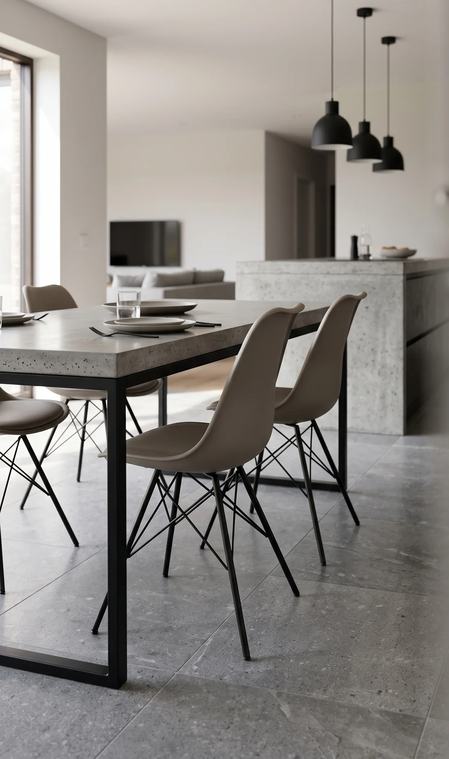 Mix van verschillende kleuren eetkamerstoelen